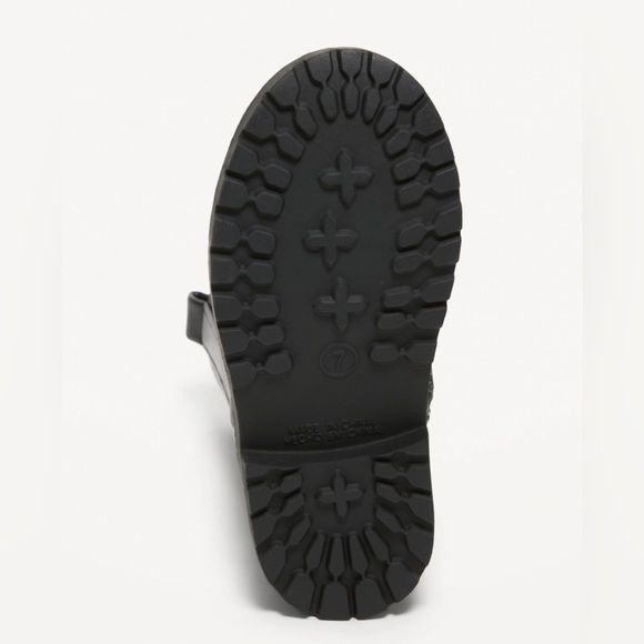 🆕 RESERVED BB Old Navy Toddler Baby Girl’s Faux Leather Side Zip Boots Black - Picture 4 of 11